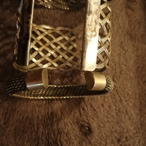3 Metal woven bangles - Picture 8 of 8